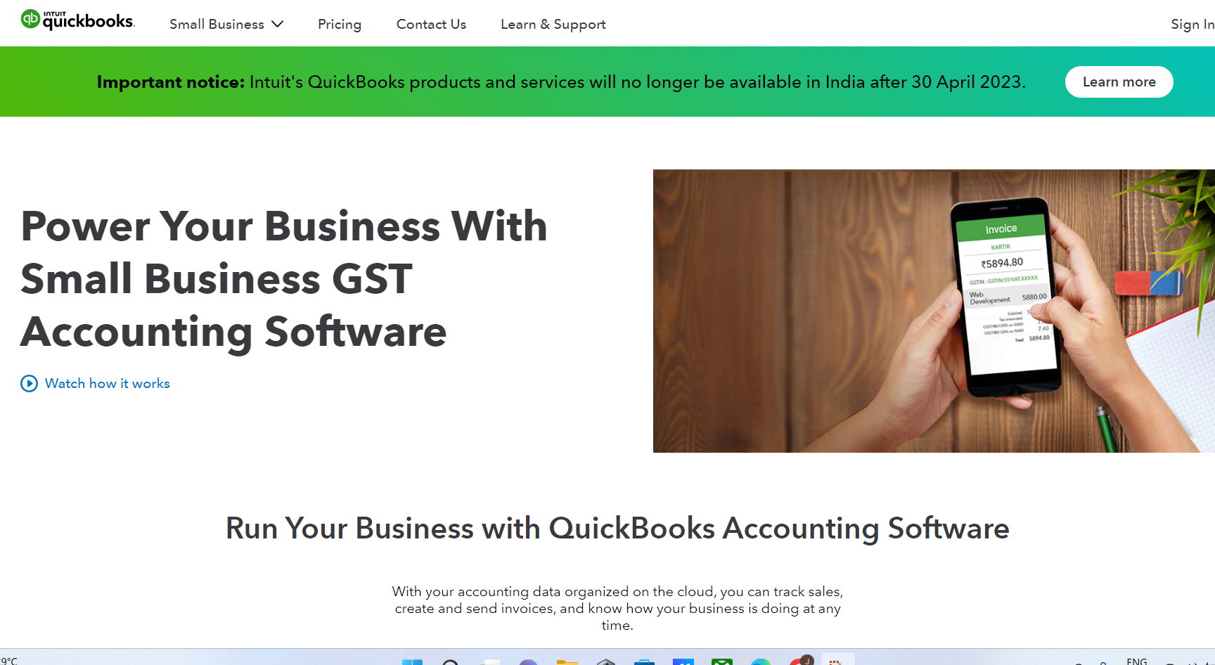 quickbooks accounting invoice software